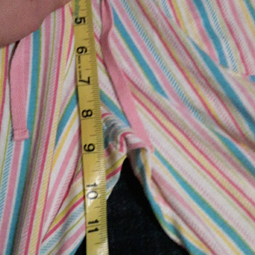 Striped Pajama Capris - Picture 4 of 5